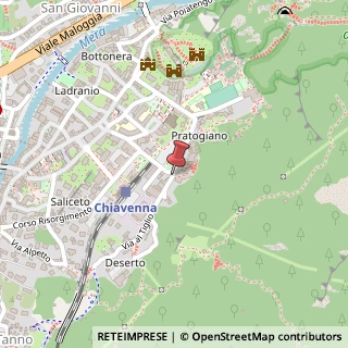 Mappa Corso Pratogiano, 14, 23022 Chiavenna, Sondrio (Lombardia)