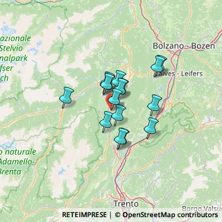 Mappa Piazza di S. Vittore, 38012 Taio TN, Italia (8.77125)