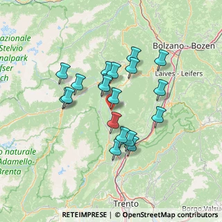 Mappa Via dei Ponti, 38012 PREDAIA TN, Italia (11.59947)