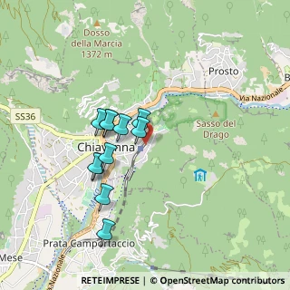 Mappa Via Principe Amedeo, 23022 Chiavenna SO, Italia (0.73182)