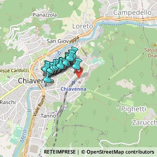 Mappa Via Principe Amedeo, 23022 Chiavenna SO, Italia (0.308)