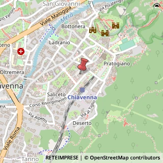 Mappa Piazza Carlo Donegani, 4, 23022 Chiavenna, Sondrio (Lombardia)