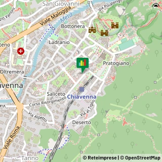 Mappa Piazza Carlo Donegani, 4, 23022 Chiavenna, Sondrio (Lombardia)