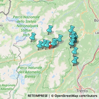 Mappa Piazzale telecabina Daolasa, 38020 Commezzadura TN, Italia (12.35)