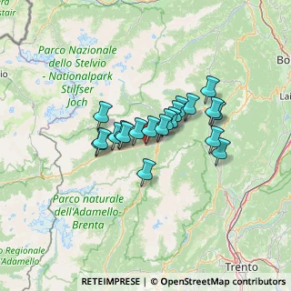 Mappa Piazzale telecabina Daolasa, 38020 Commezzadura TN, Italia (9.354)