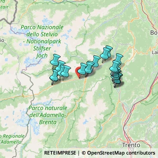 Mappa Piazzale telecabina Daolasa, 38020 Commezzadura TN, Italia (10.9835)