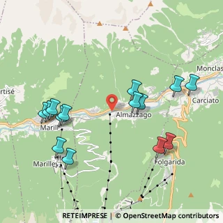 Mappa Piazzale telecabina Daolasa, 38020 Commezzadura TN, Italia (2.165)