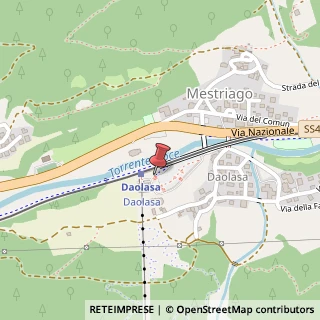 Mappa Piazzale telecabina Daolasa, 38020 Commezzadura TN, Italia, 38020 Commezzadura, Trento (Trentino-Alto Adige)