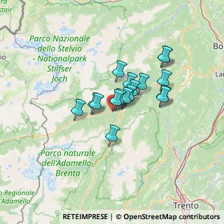 Mappa Daolasa Ferrovia, 38020 Commezzadura TN, Italia (9.33941)