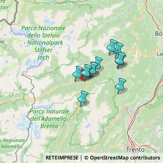 Mappa Daolasa Ferrovia, 38020 Commezzadura TN, Italia (9.12083)