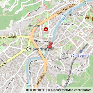 Mappa Via Carlo Pedretti, 24, 23022 Chiavenna, Sondrio (Lombardia)