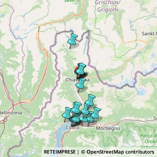 Mappa Via Maurizio Quadrio, 23022 Chiavenna SO, Italia (13.7195)