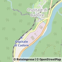 Kaart Ospitale di Cadore
