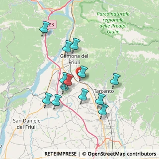 Mappa Via Luigi Menis, 33011 Artegna UD, Italia (6.49308)