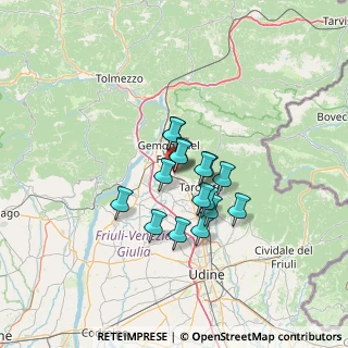 Mappa Via Luigi Menis, 33011 Artegna UD, Italia (8.83)