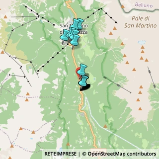 Mappa Località Primiero, 38054 Siror TN, Italia (1.08)