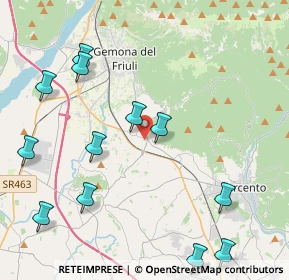 Mappa 33011 Artegna UD, Italia (5.03333)