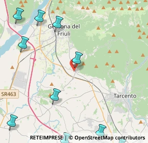 Mappa 33011 Artegna UD, Italia (6.59545)