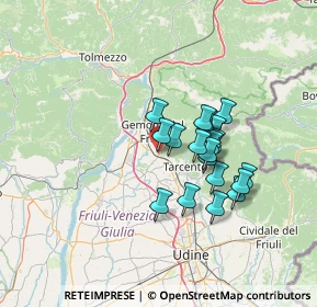 Mappa 33011 Artegna UD, Italia (10.55)