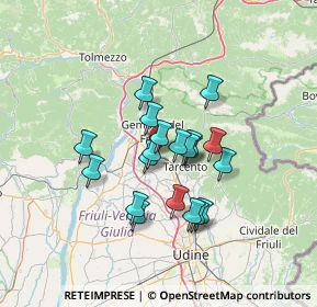 Mappa 33011 Artegna UD, Italia (10.142)