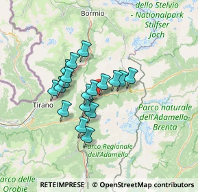 Mappa 25059 Vezza d'Oglio BS, Italia (9.80222)