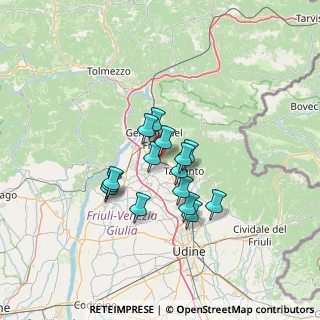 Mappa Via Osoppo, 33011 Artegna UD, Italia (9.72933)