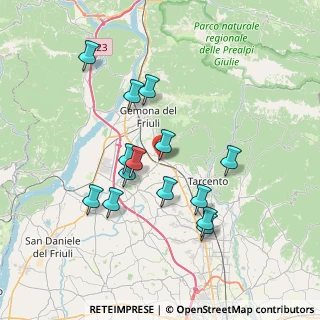 Mappa Via Osoppo, 33011 Artegna UD, Italia (6.69143)