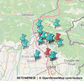 Mappa Via Vicenza, 33011 Artegna UD, Italia (10.05)