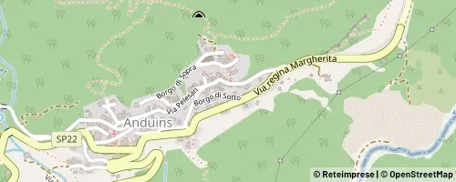 Mappa Vito d’Asio