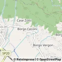 Mapa Magnano in Riviera