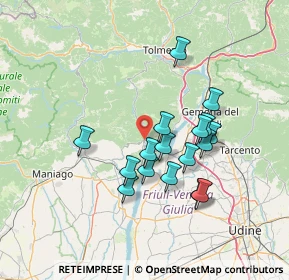 Mappa 33090 Vito D'asio PN, Italia (11.95706)