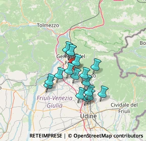 Mappa Via Mario Bertoli, 33011 Artegna UD, Italia (9.65882)