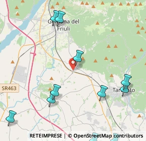 Mappa Via Mario Bertoli, 33011 Artegna UD, Italia (5.88)