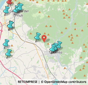 Mappa Borgo Bocon, 33010 Magnano In Riviera UD, Italia (5.61733)