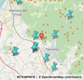 Mappa Borgo Bocon, 33010 Magnano In Riviera UD, Italia (4.36455)