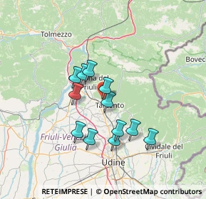 Mappa Borgo Bocon, 33010 Magnano In Riviera UD, Italia (11.15583)