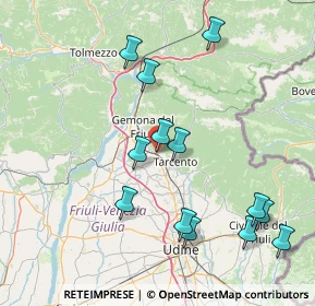 Mappa Piazza Ferdinando Urli, 33010 Magnano in Riviera UD, Italia (16.68308)