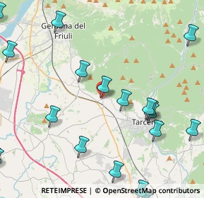 Mappa Piazza Ferdinando Urli, 33010 Magnano in Riviera UD, Italia (6.0395)