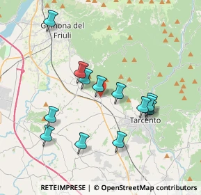 Mappa Piazza Ferdinando Urli, 33010 Magnano in Riviera UD, Italia (3.52231)