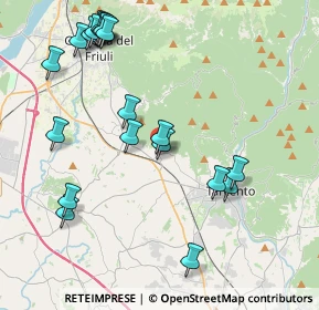 Mappa Piazza Ferdinando Urli, 33010 Magnano in Riviera UD, Italia (4.5975)