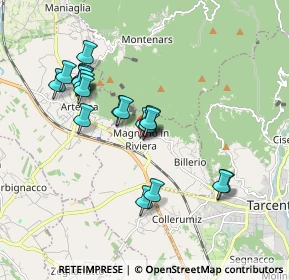 Mappa Piazza Ferdinando Urli, 33010 Magnano in Riviera UD, Italia (1.633)