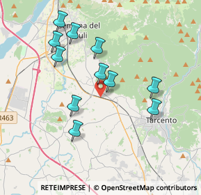 Mappa Via della Stazione, 33010 Magnano In Riviera UD, Italia (3.53455)