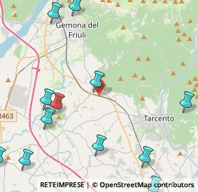 Mappa Via della Stazione, 33010 Magnano In Riviera UD, Italia (6.20077)