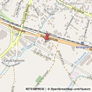 Mappa Via Nazionale, 15, 33011 Artegna, Udine (Friuli-Venezia Giulia)