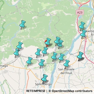 Mappa Via del Sole, 33090 Clauzetto PN, Italia (9.111)