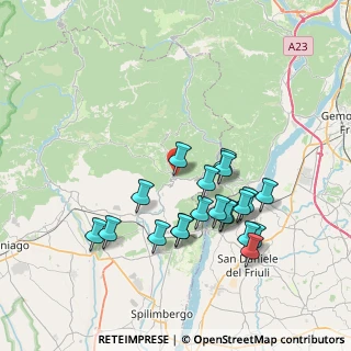 Mappa Via del Sole, 33090 Clauzetto PN, Italia (7.154)