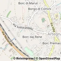 Karte Artegna