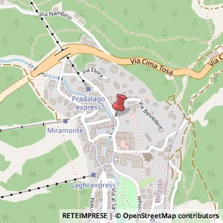 Mappa Via Pradalago, 36, 38086 Pinzolo, Trento (Trentino-Alto Adige)