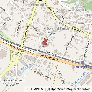 Mappa Via Micossi,  31, 33011 Artegna, Udine (Friuli-Venezia Giulia)