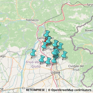 Mappa Via Nazionale, 33011 Artegna UD, Italia (8.74625)